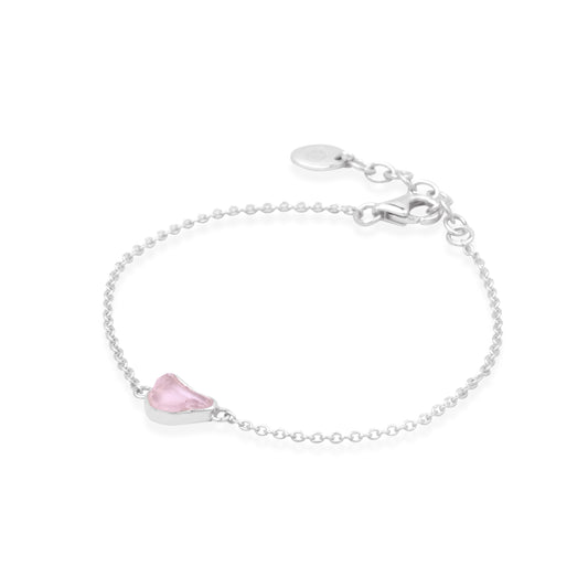 Enfolded with love: Rose Quartz bracelet