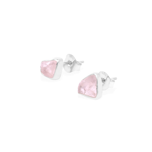 Rose Quartz Stud & drop earrings